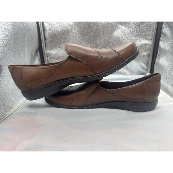 Rockport by Cobb Hill Collection Shoes Womens 11N Paulette Slip On Brown Leather - Picture 7 of 9